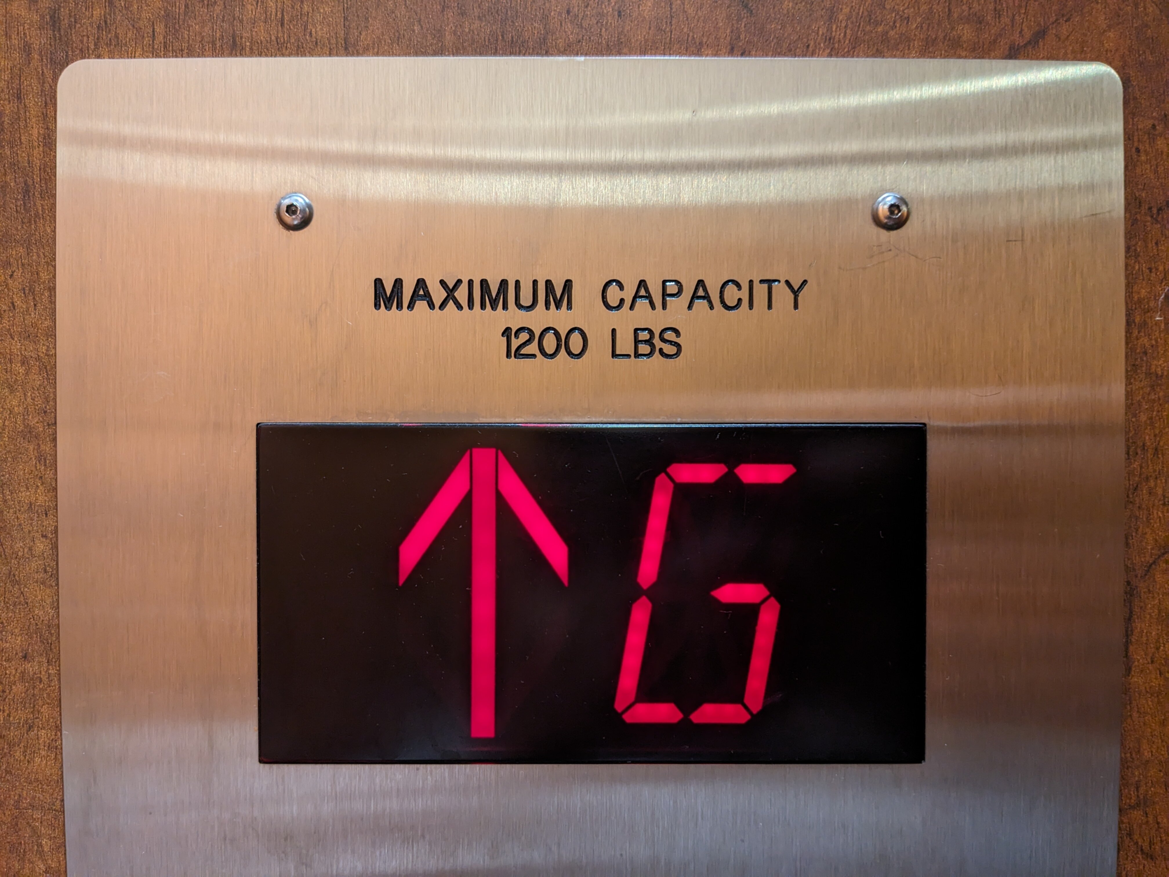 Capacity plate example